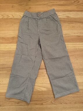Abercrombie Kids Plaid Wide Leg Pants